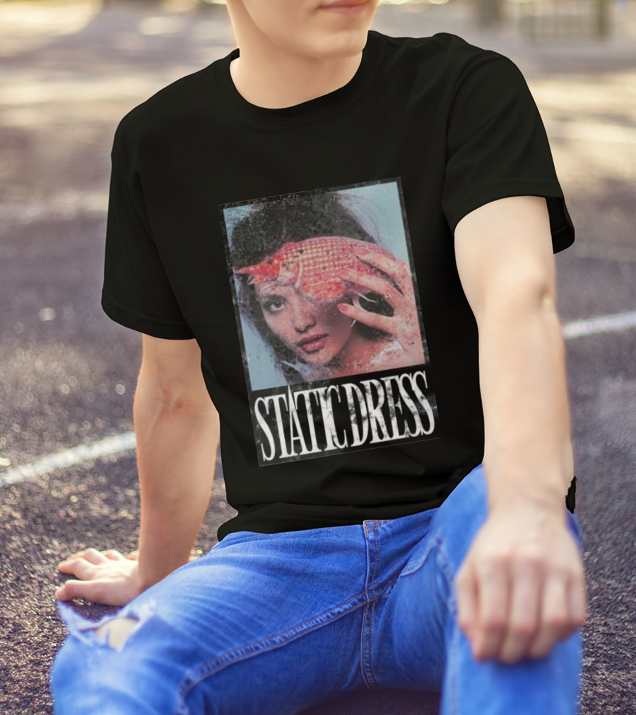 Static Dress Fish Net Mask T-Shirt