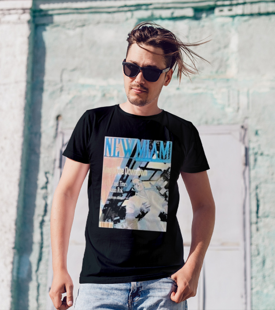 NEW MIAMI King Of The Downtown Life And Times Rok New York T-Shirt