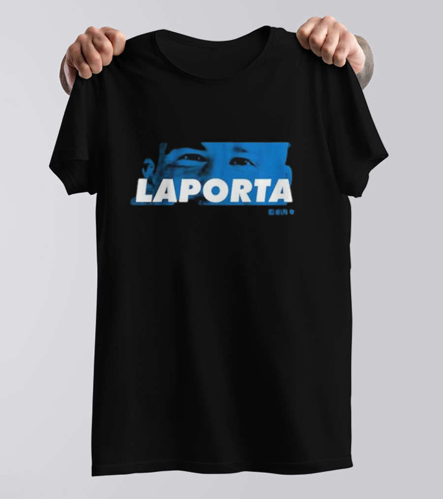Laporta The Eyes Blue T-Shirt