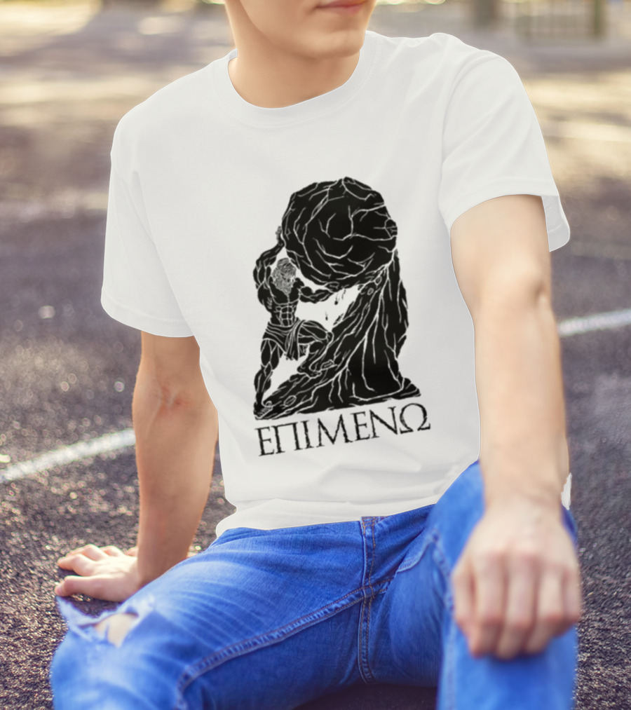 Sisyphus I Persevere Greek Mythology ΕΠΙΜΕΝΩ T-Shirt