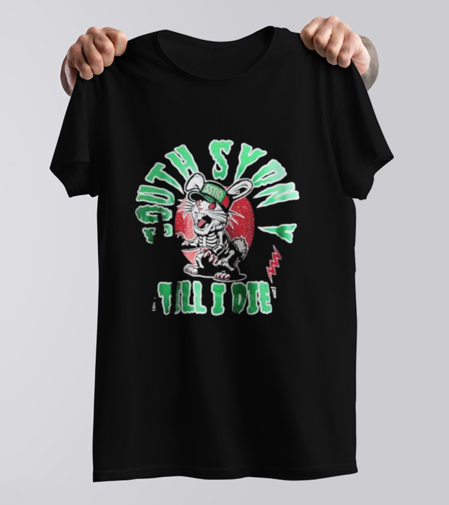 Sstid Bunny South Sydney Till I Die Retro Rabbit Mascot T-Shirt