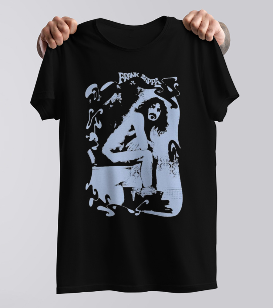 Rare Vintage Frank Zappa Toilet T-Shirt