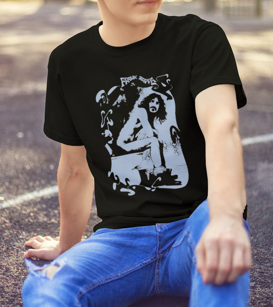 Rare Vintage Frank Zappa Toilet T-Shirt