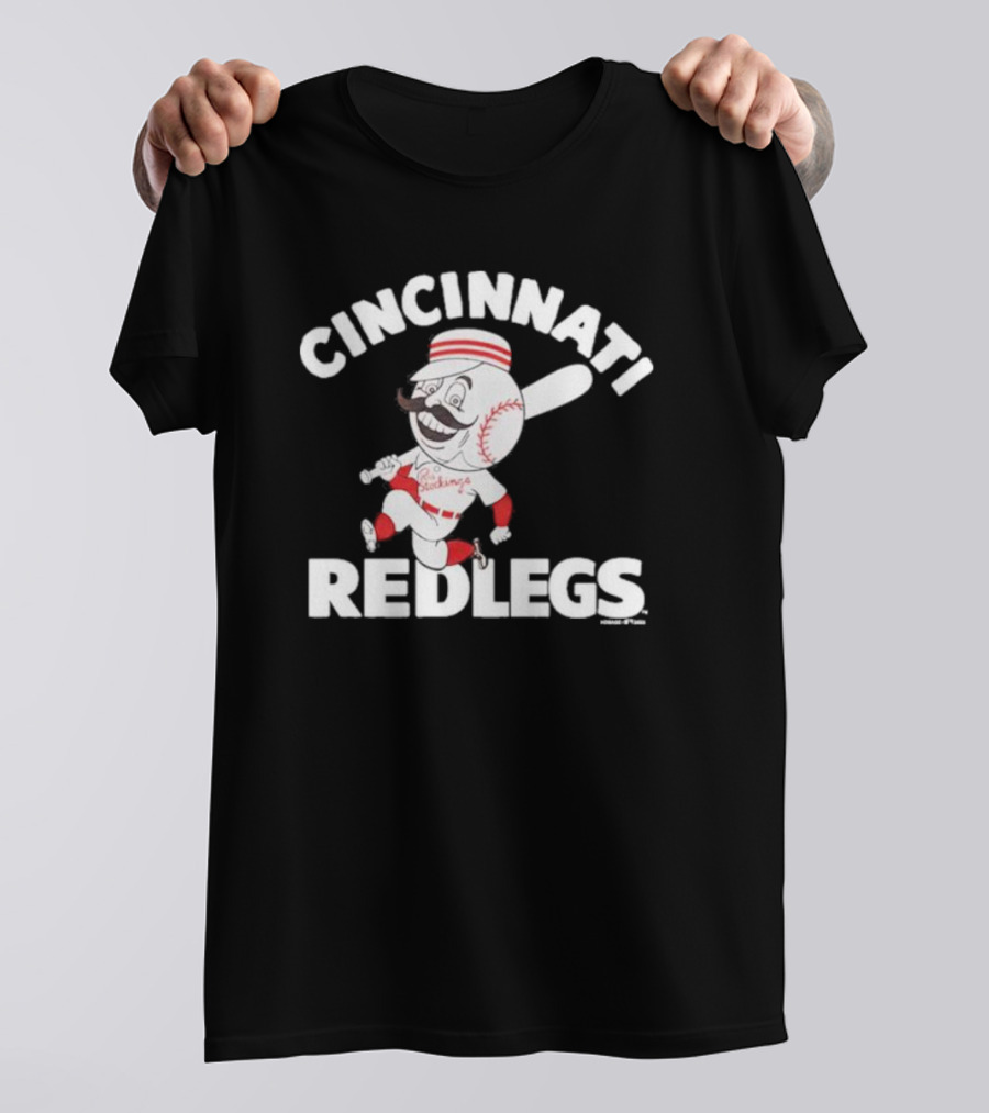 Cincinnati Redlegs Redsproblems Baseball Mascot T-Shirt