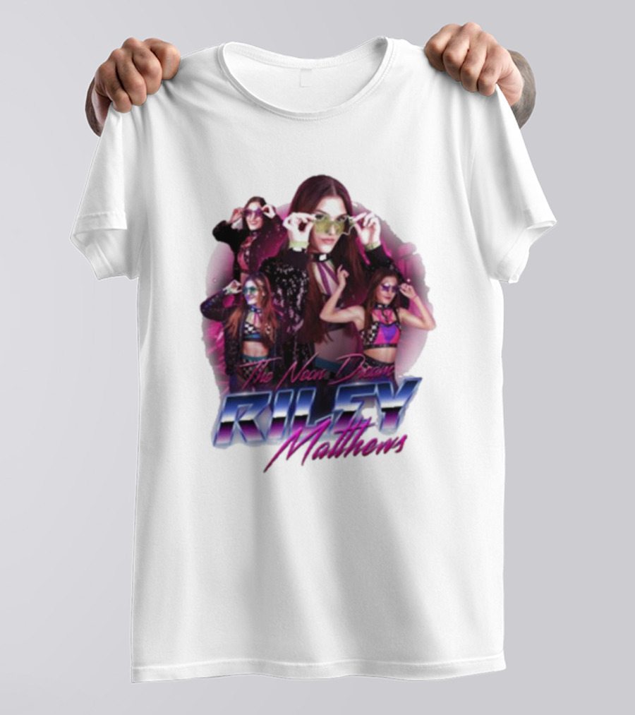 Riley Matthews The Neon Dream Retro Style Fashion Icons T-Shirt