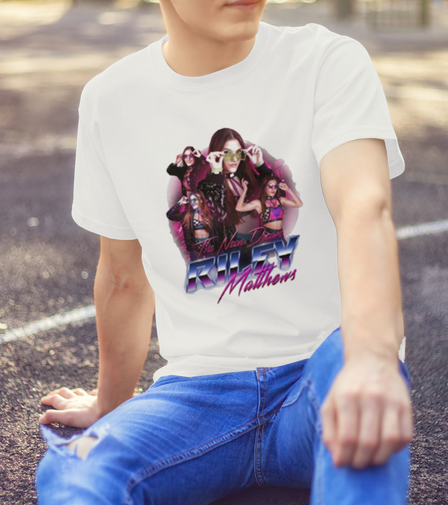 Riley Matthews The Neon Dream Retro Style Fashion Icons T-Shirt