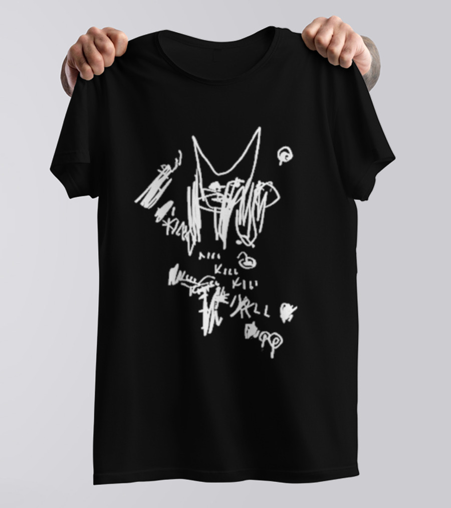 Poppy Updates Kill Kill Kill Scribble T-Shirt