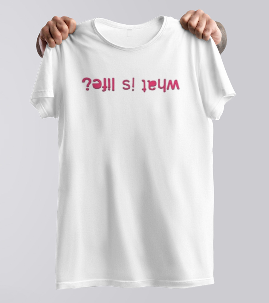San Holo What Is Life Upside Down T-Shirt