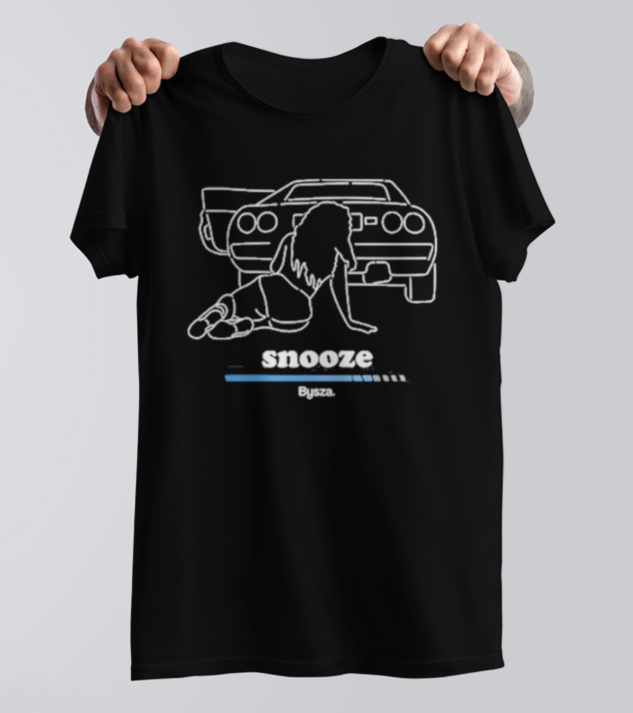 Sza Snooze Car Outline Bysza T-Shirt