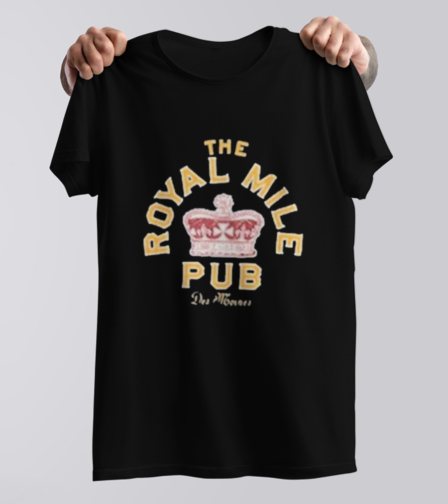 The Royal Mile Pub Des Moines Crown T-Shirt