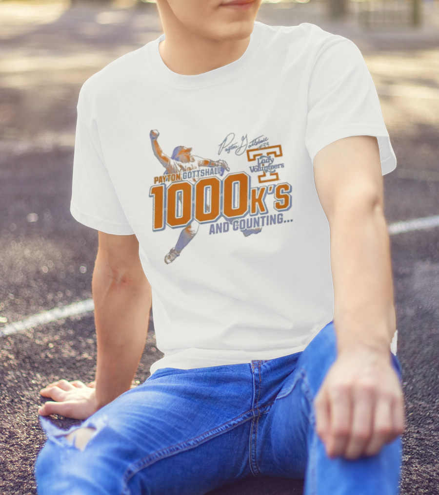 Payton Gottshall 1000 K’s And Counting Lady Volunteers T-Shirt