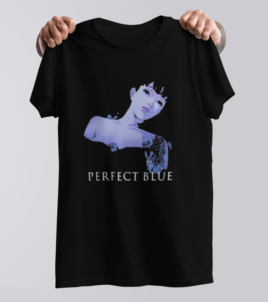 Perfect Blue Anime Figure Geeks Rule Collaboration Silkscreen Printing T-Shirt