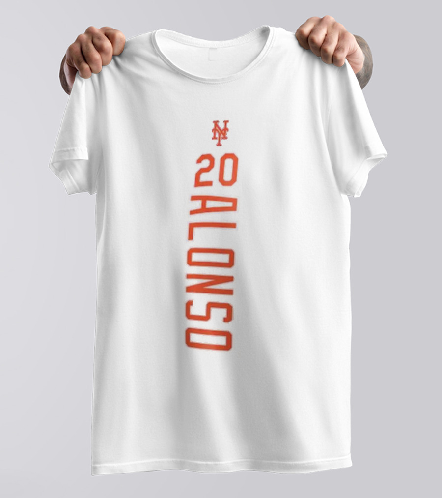 Pete Alonso 20 New York Mets Fanatics Branded Playmaker T-Shirt
