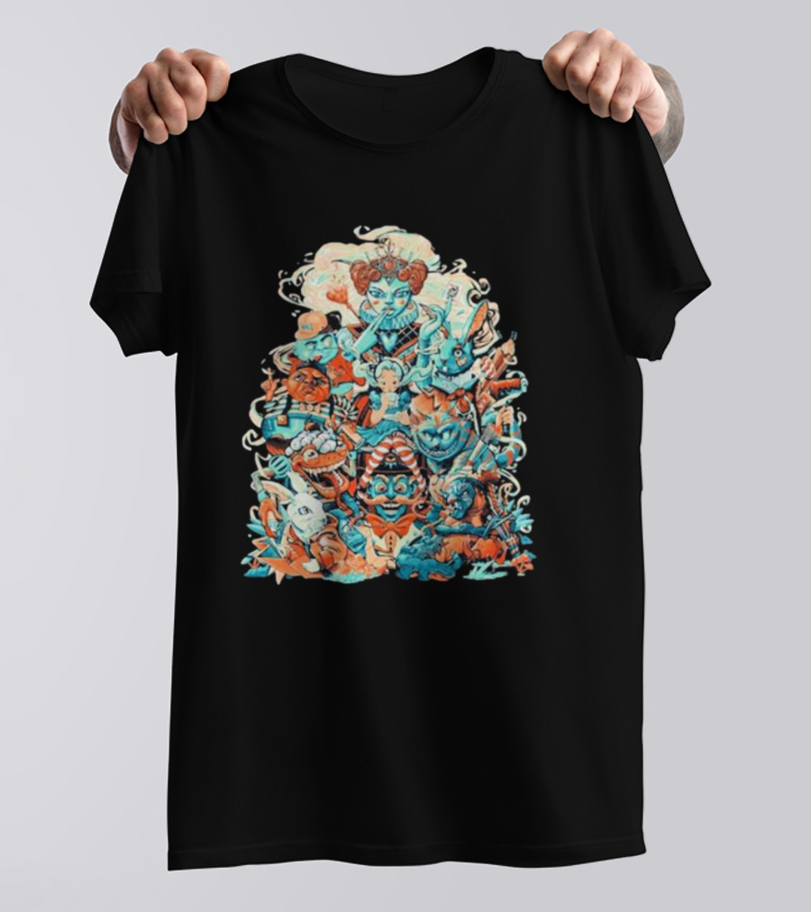 Peter Robinson Exclusive Alice In Wonderland Inspired Characters T-Shirt