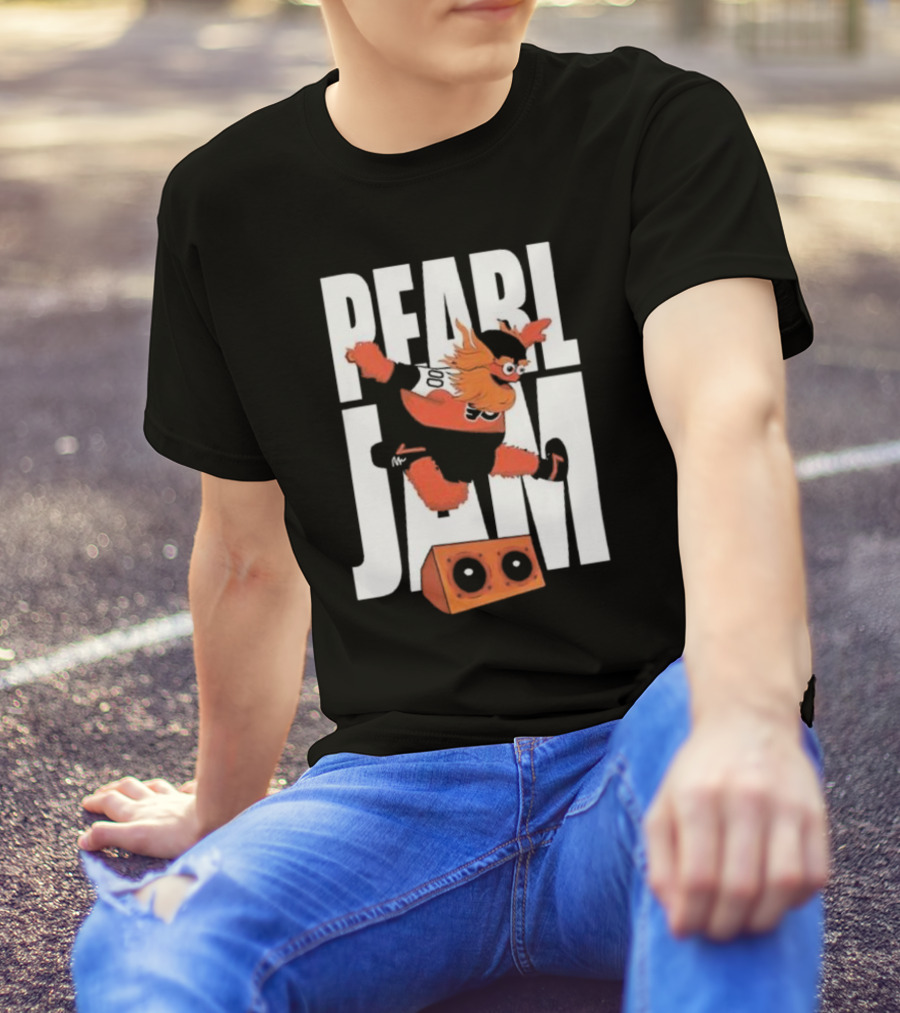 Philadelphia Flyers Gritty Pearl Jam Night T-Shirt