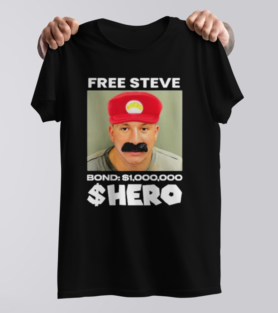 FREE STEVE BOND $1,000,000 $HERO T-Shirt