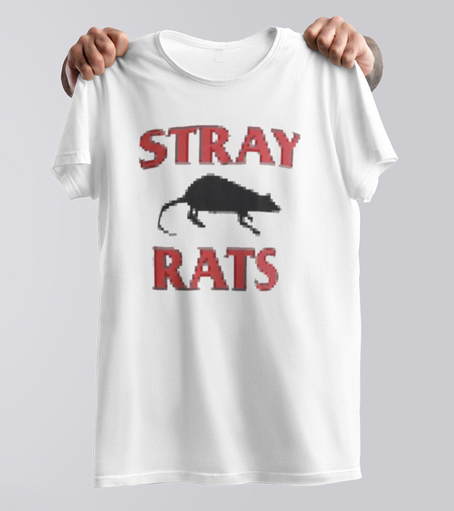 STRAY RATS Pixel Rodenticide Classic T-Shirt
