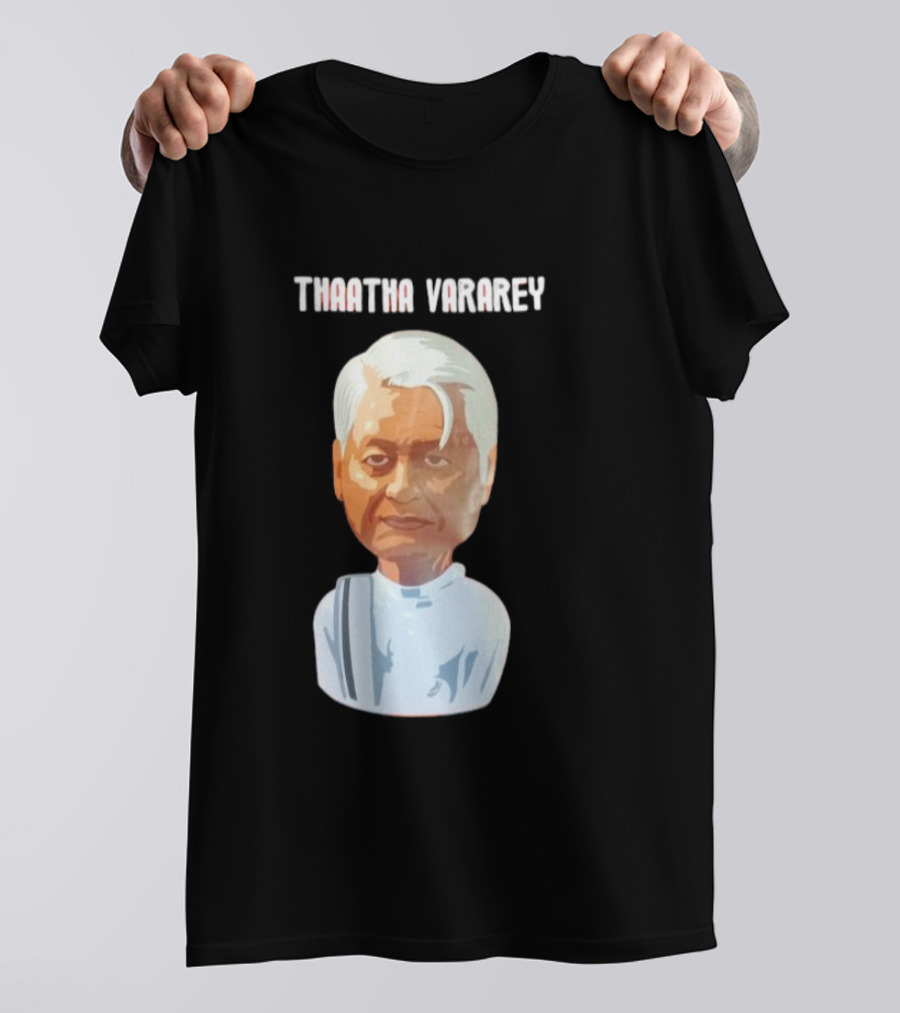 Thaatha Vararey Vintage Style Caricature T-Shirt