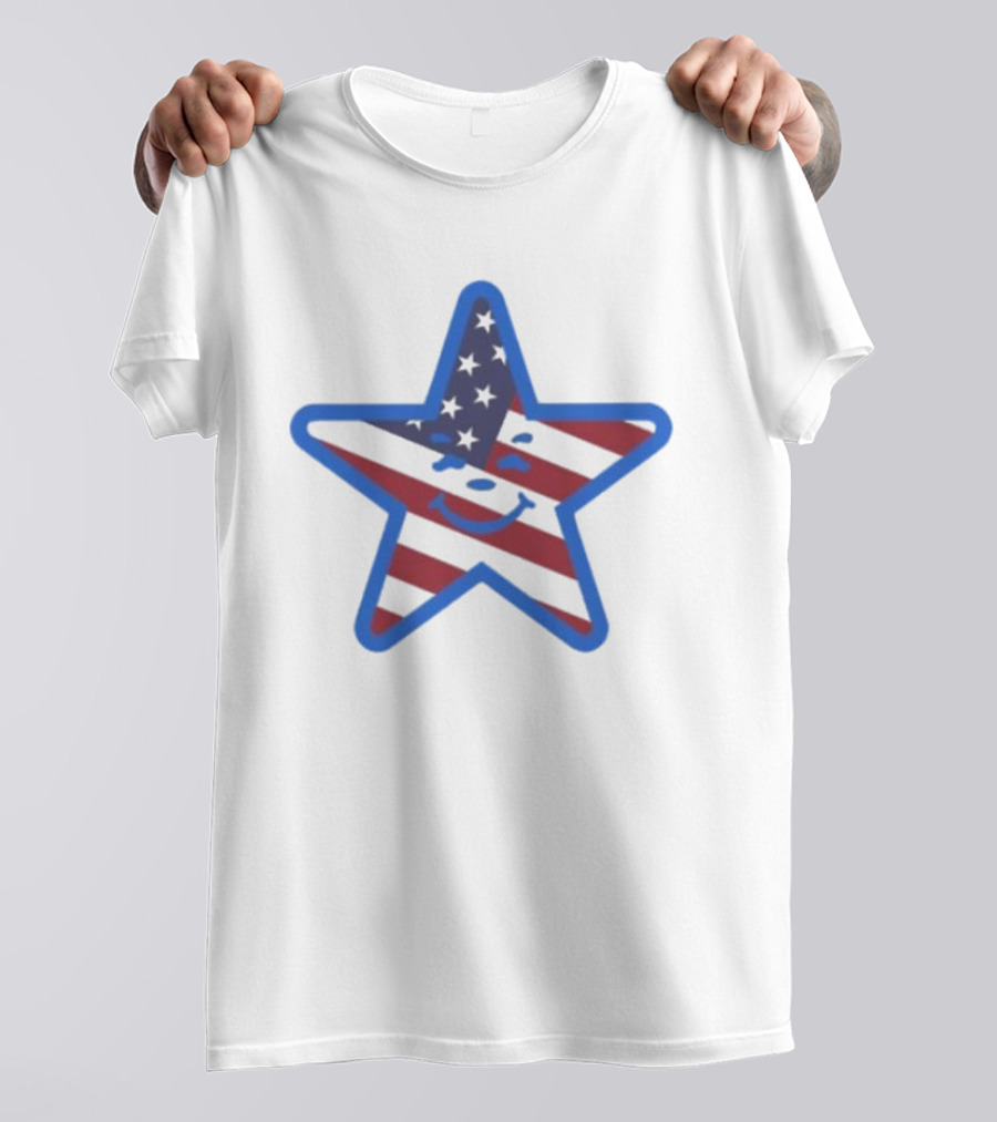 Usa Star Babbitt Revived Happy American Flag Star T-Shirt