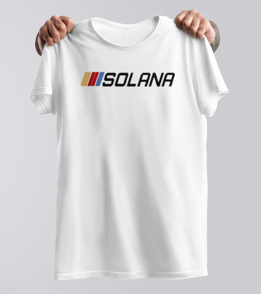 Jakey Wearing Solana With Racing Stripes T-Shirt