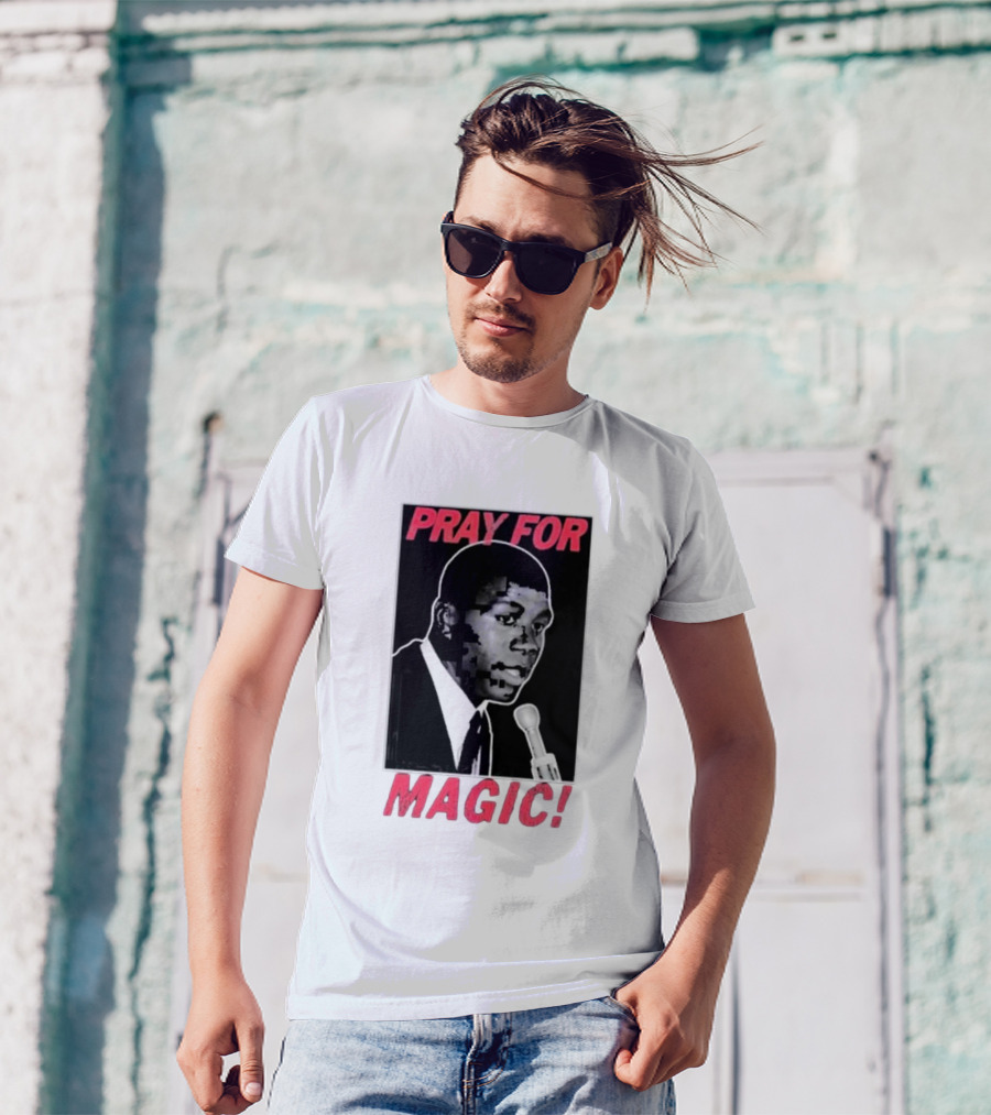 Jared Mccain Wearing Pray For Magic T-Shirt
