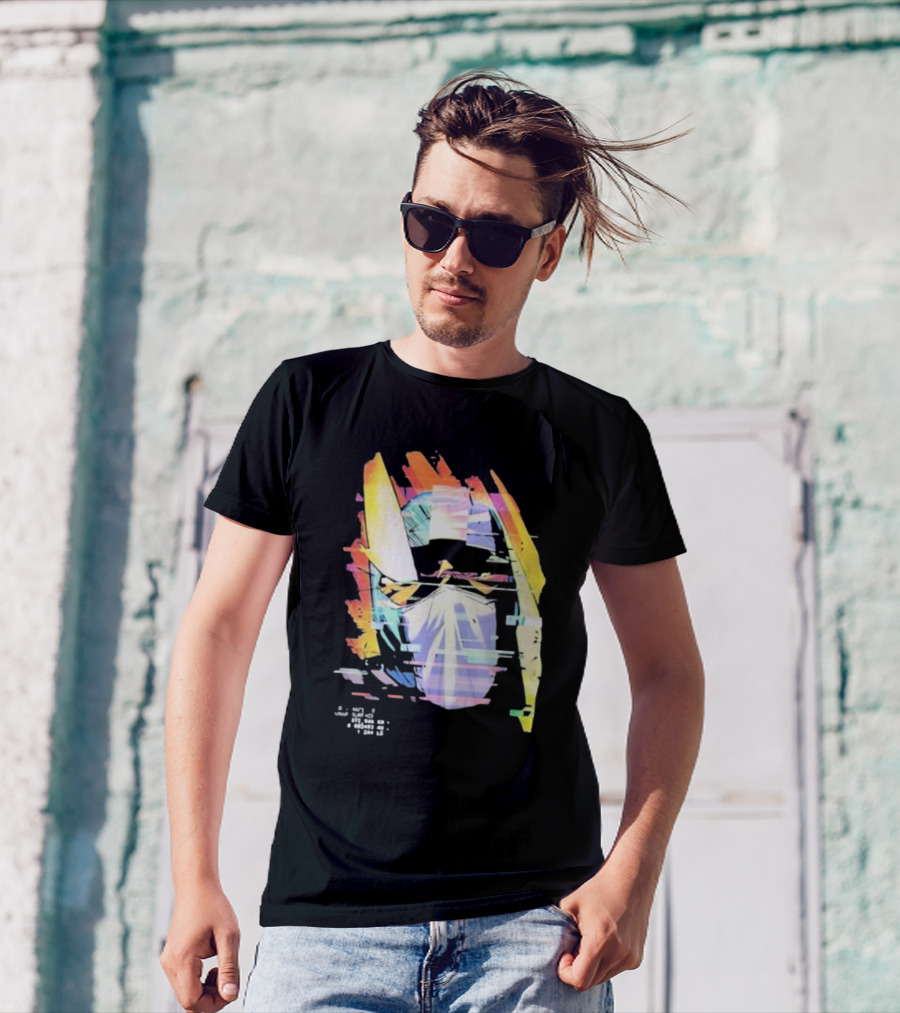 Kid Cudi Moon Man Helmet Glitch T-Shirt