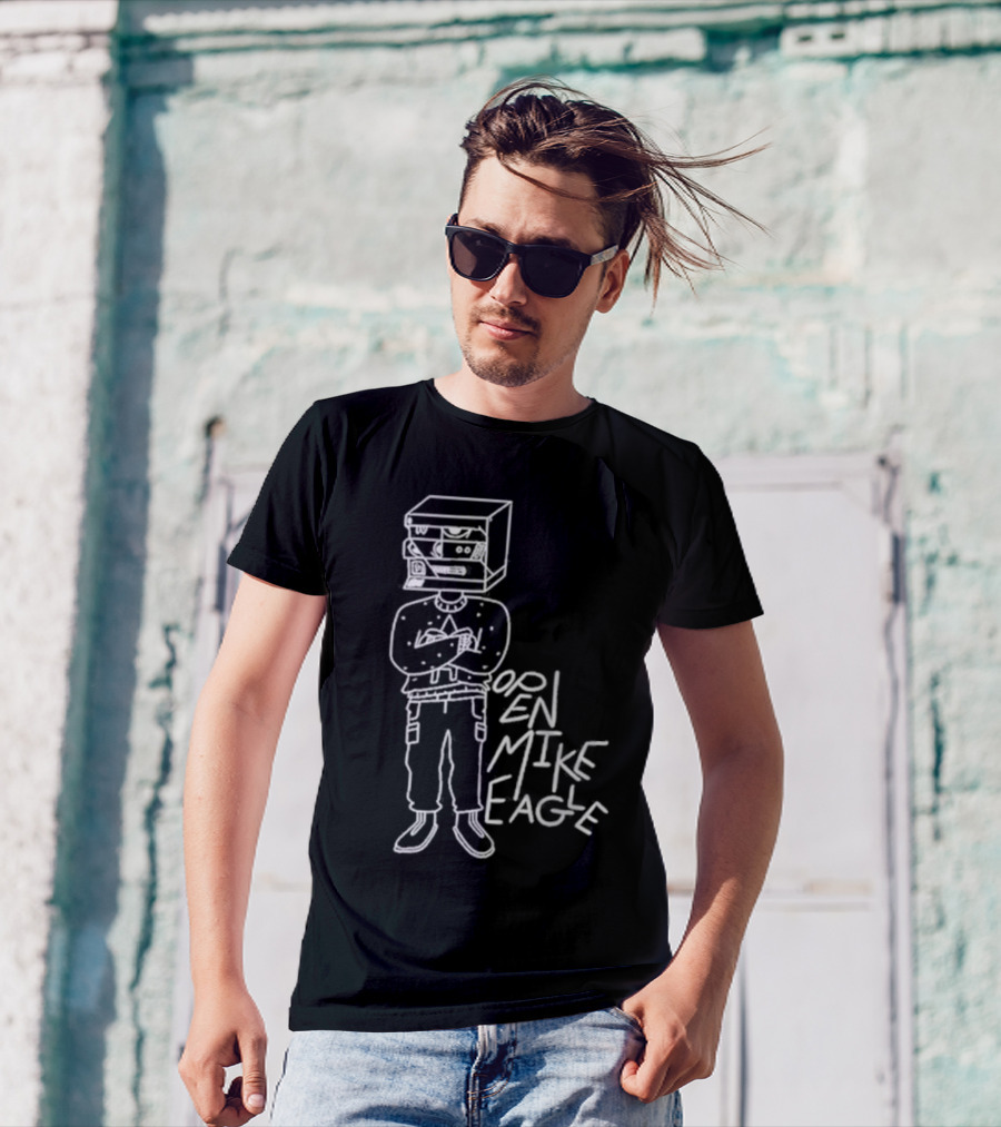 Open Mike Eagle Stereo Head Line Art Arthur Banach T-Shirt