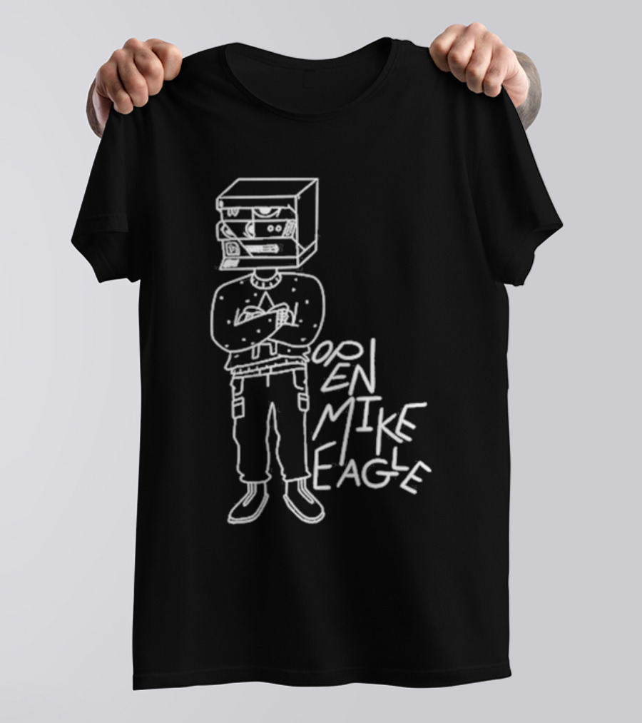 Open Mike Eagle Stereo Head Line Art Arthur Banach T-Shirt