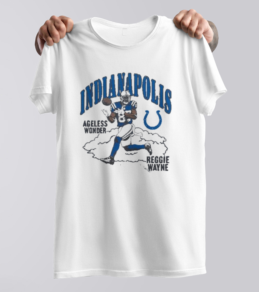 Indianapolis Ageless Wonder Reggie Wayne Colts T-Shirt