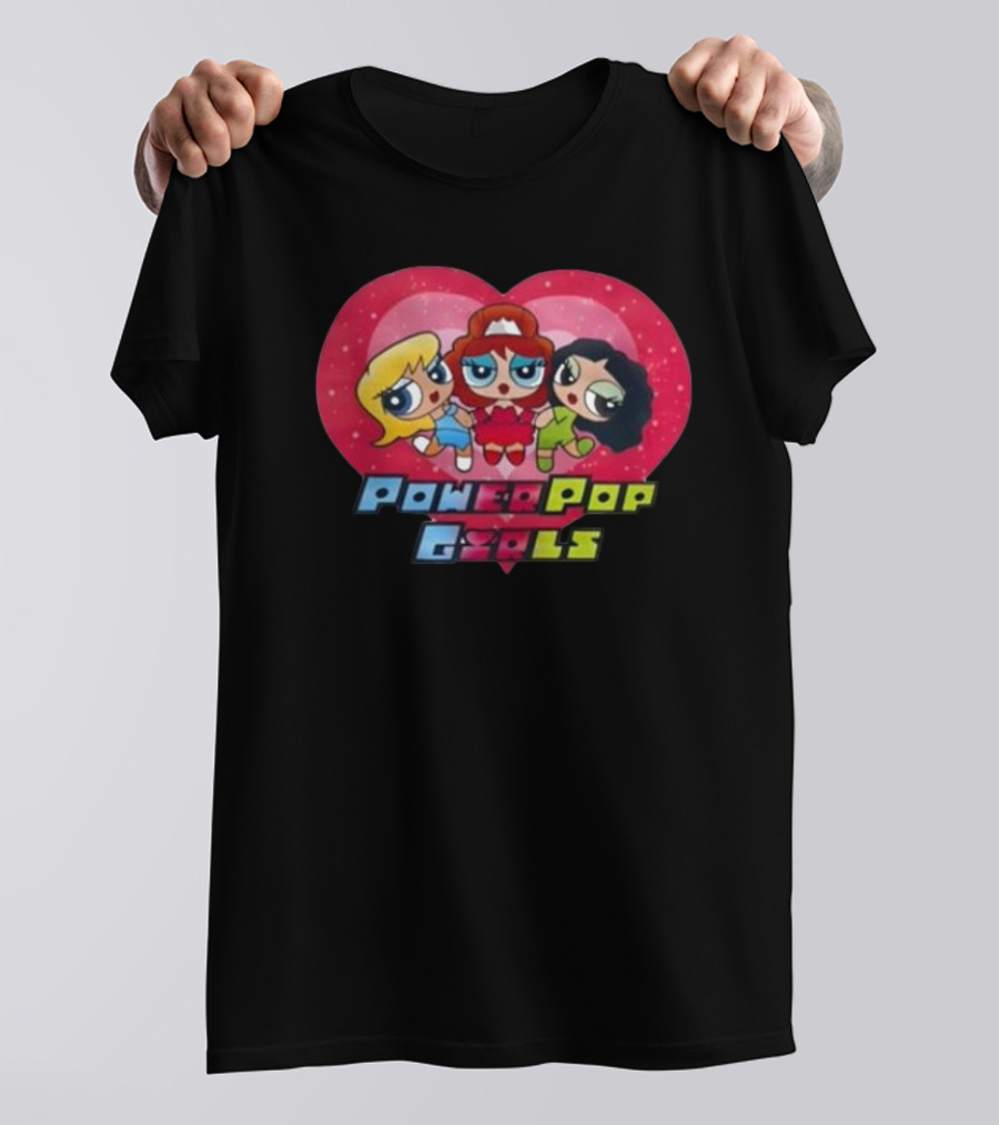Partneringco Chappell Roan Powerpop Girls Heart Trio T-Shirt