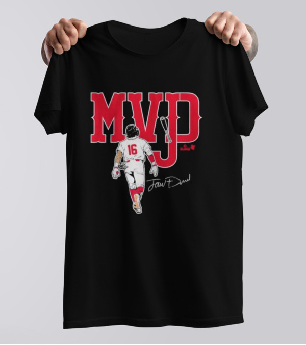 MVJD Jarren Duran 16 Baseball Signature T-Shirt