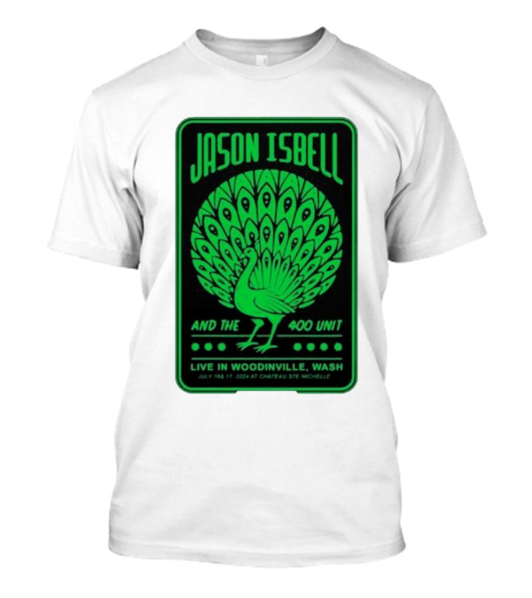Jason Isbell And The 400 Unit Live At Chateau Ste Michelle July 16-17 2024 Woodinville Wash T-Shirt