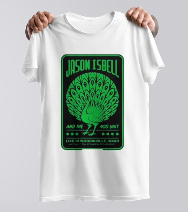 Jason Isbell And The 400 Unit Live At Chateau Ste Michelle July 16-17 2024 Woodinville Wash T-Shirt