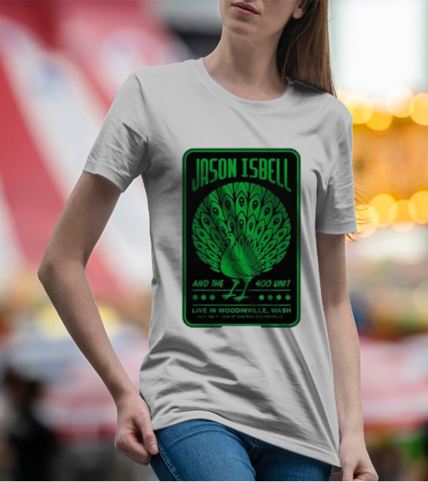 Jason Isbell And The 400 Unit Live At Chateau Ste Michelle July 16-17 2024 Woodinville Wash T-Shirt