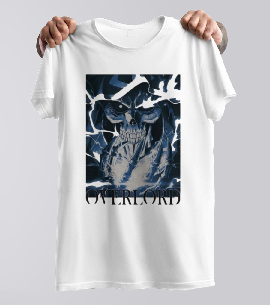 Overlord Ainz Ooal Gown Skeleton King Lightning Aura T-Shirt