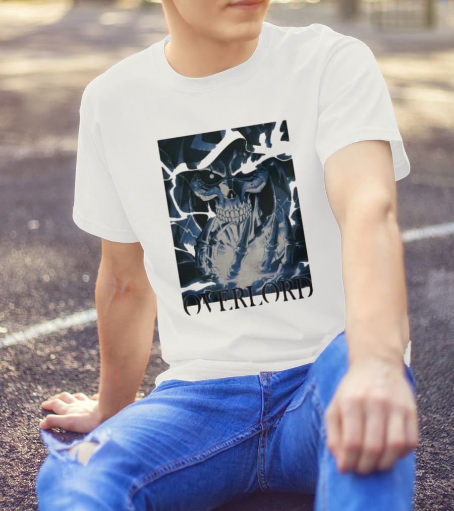 Overlord Ainz Ooal Gown Skeleton King Lightning Aura T-Shirt