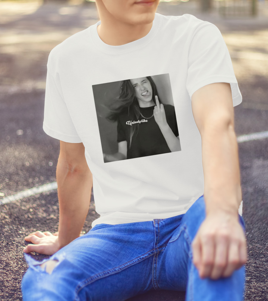 Rachel Ballinger Unladylike X-Rated Middle Finger Expression T-Shirt