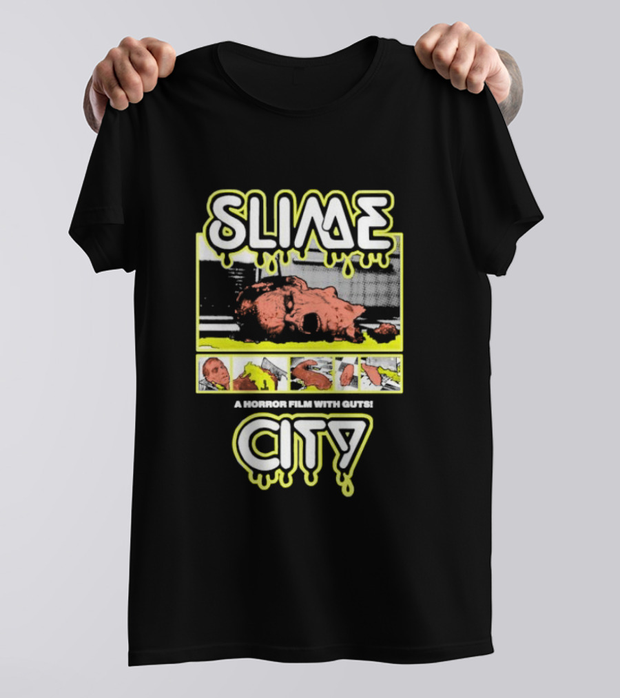 Slime City A Horror Film With Guts Graphic Novel Style Horror T-Shirt