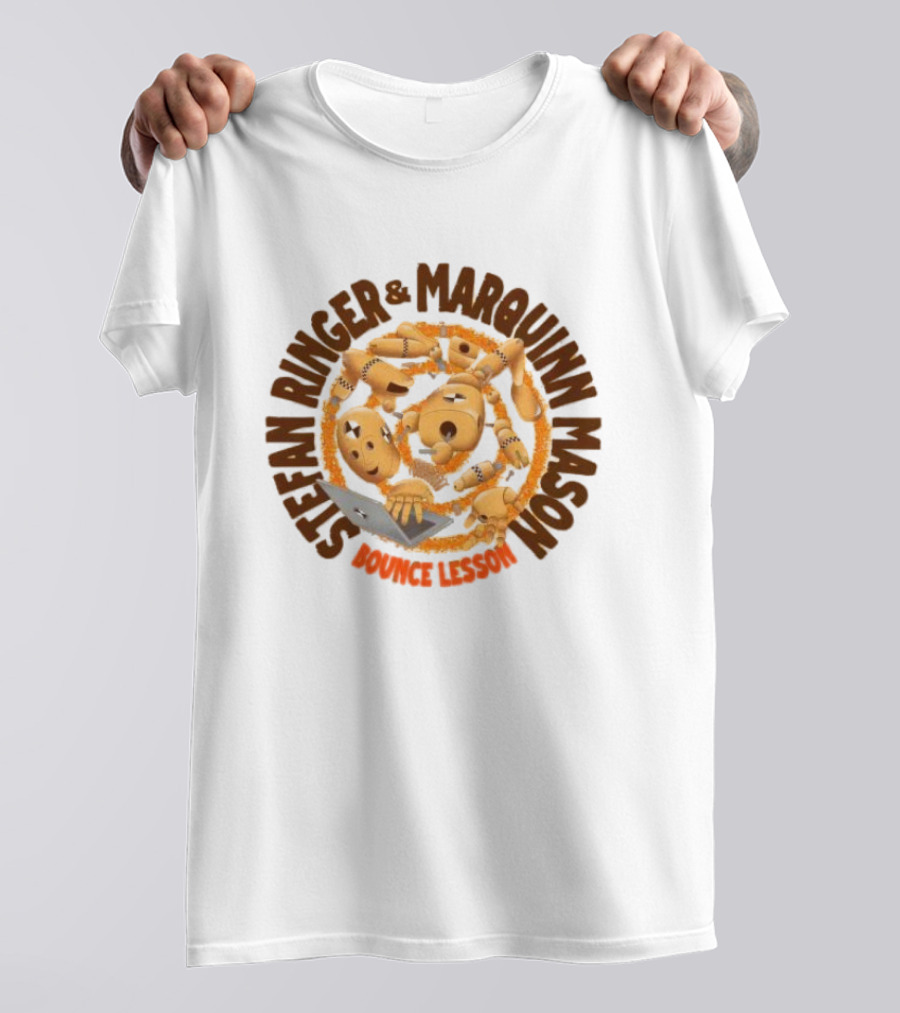 Stefan Ringer And Marquinn Mason Bounce Lesson Puppet Laptop Spiral T-Shirt