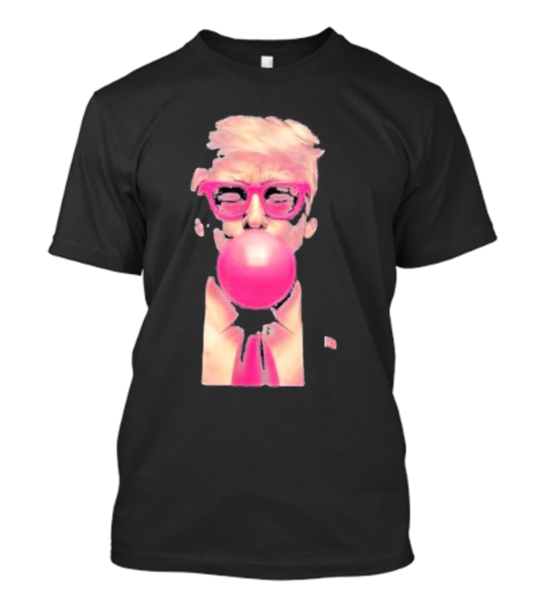 Trump Bubble Gum Pink Sunglasses T-Shirt