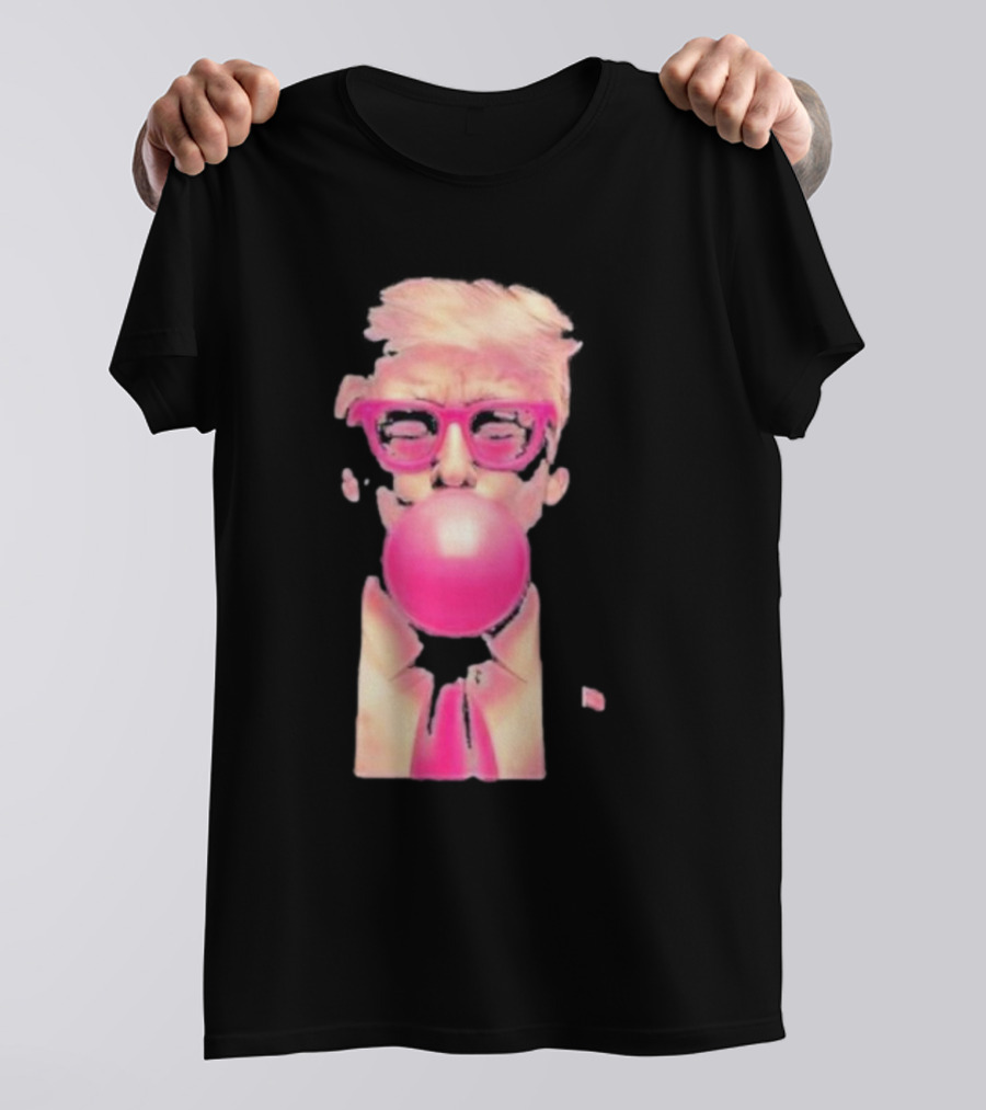 Trump Bubble Gum Pink Sunglasses T-Shirt