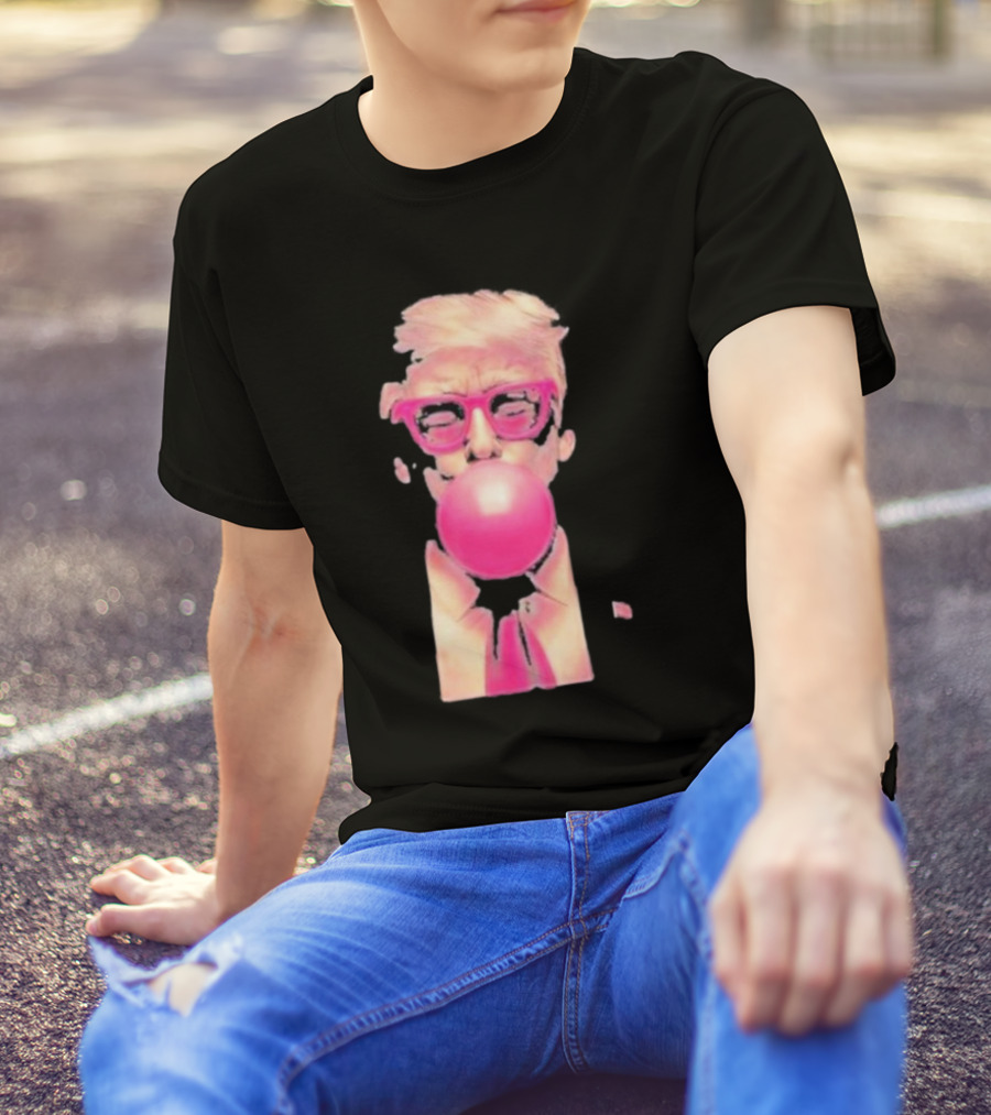 Trump Bubble Gum Pink Sunglasses T-Shirt