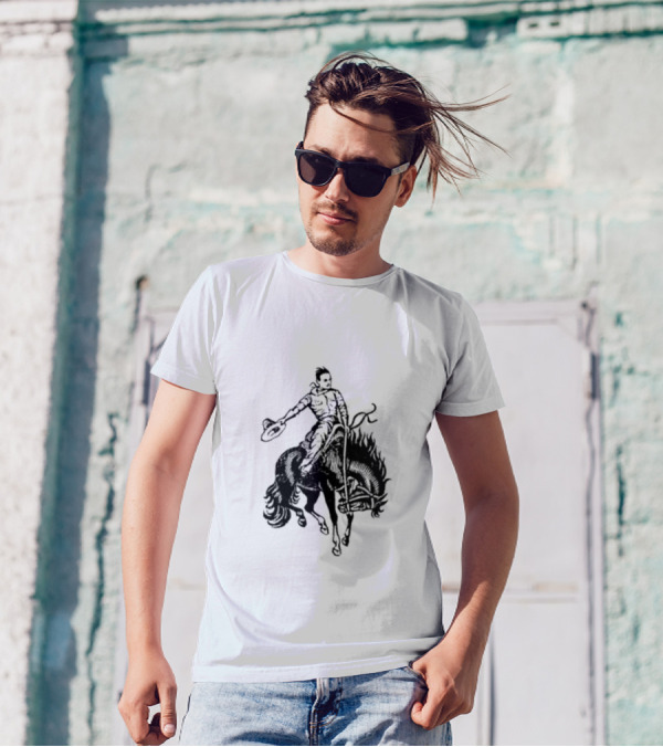 Zac Brown Band Rodeo Cowboy Rope Tie Up T-Shirt