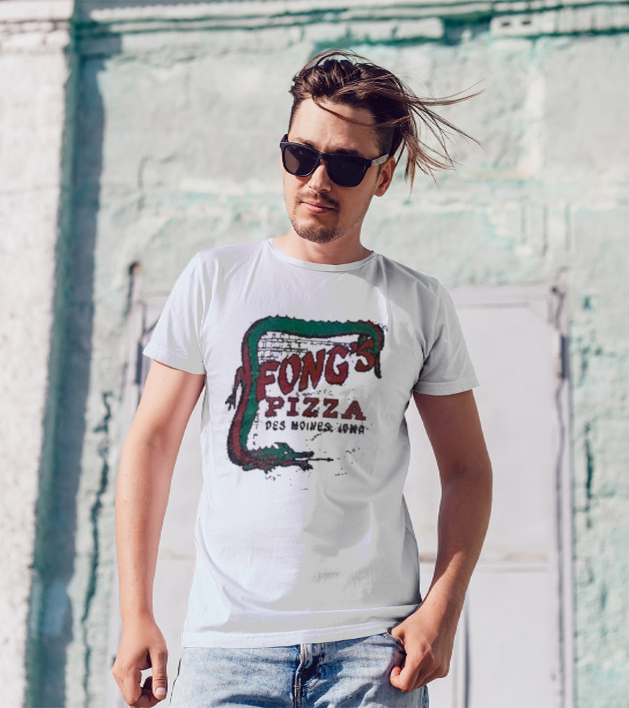 Fong's Pizza Des Moines Iowa Retro T-Shirt