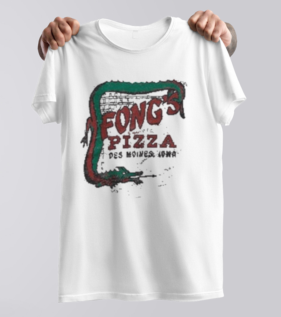 Fong's Pizza Des Moines Iowa Retro T-Shirt