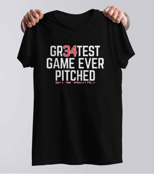 GR 34 Test Game Ever Pitched May 6 1998 Wrighley Field T-Shirt