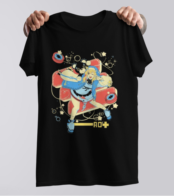Guilty Gear Bridget AO Eighty Sixed Star Background T-Shirt
