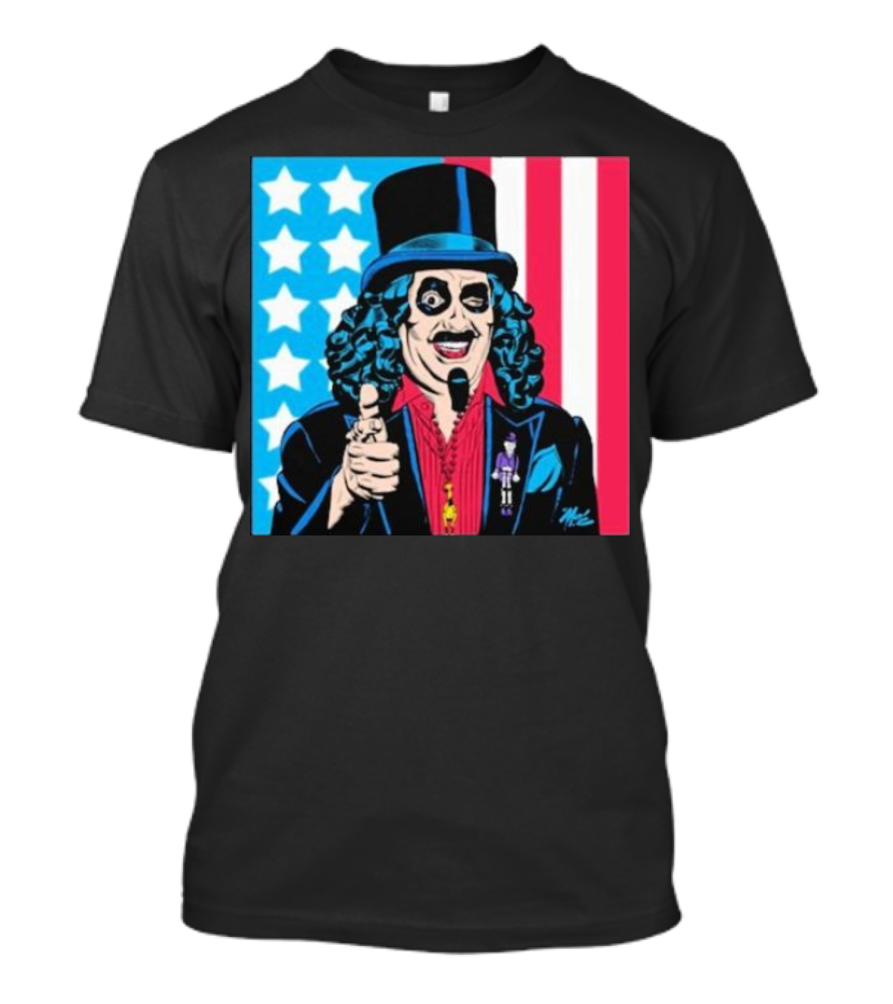 Happy 4th Of July Thanks To My Pal Mitch Oconnell Stars And Stripes Cartoon Character T-Shirt