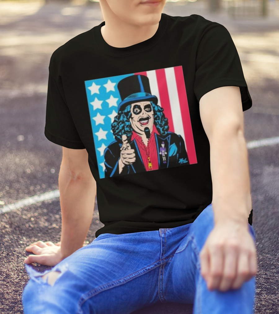 Happy 4th Of July Thanks To My Pal Mitch Oconnell Stars And Stripes Cartoon Character T-Shirt