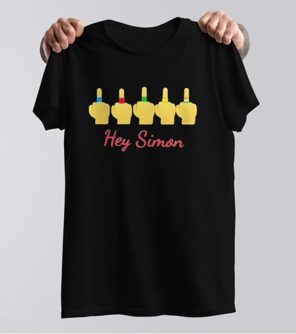 Hey Simon Finger Gesture Toy Color Sequence T-Shirt